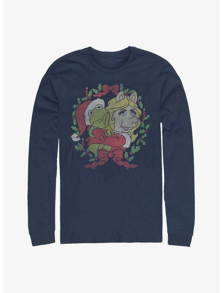 Best Sale 😍 Disney The Muppets Kermy And Piggy Christmas Long-Sleeve T-Shirt 🎁 1 Best Sale 😍 Disney The Muppets Kermy And Piggy Christmas Long-Sleeve T-Shirt 🎁