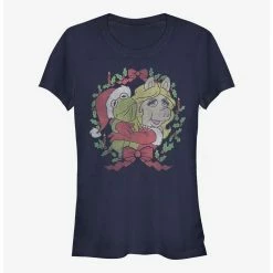 Wholesale 👏 Disney The Muppets Kermy And Piggy Christmas Christmas Girls T-Shirt 😉
