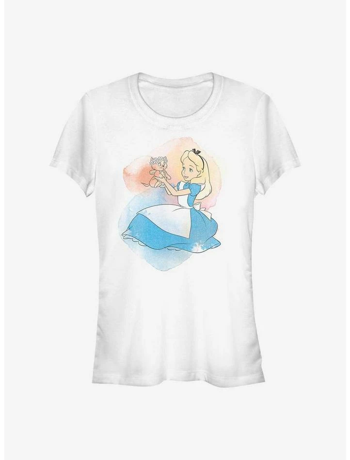 Buy 👏 Disney Alice In Wonderland Watercolors Girls T-Shirt 👍 1 Buy 👏 Disney Alice In Wonderland Watercolors Girls T-Shirt 👍