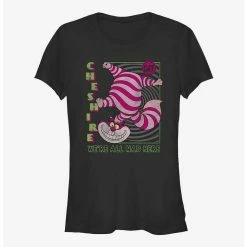Best Pirce ⭐ Disney Alice In Wonderland Were Mad Here 🎁 Girls T-Shirt ❤️