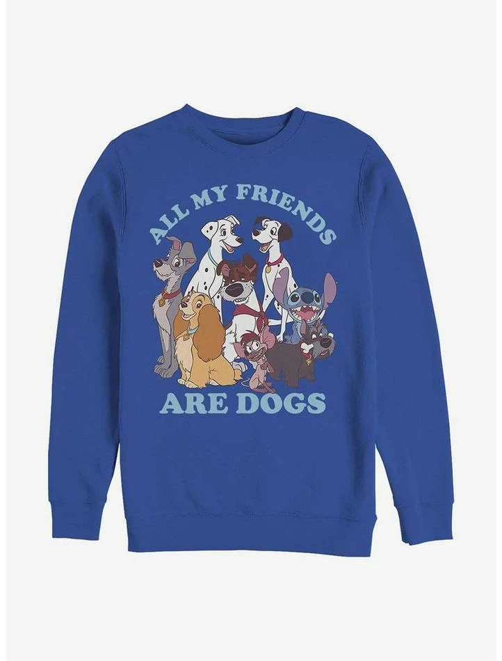 Best deal 👏 Disney All My Friends Are Dogs Sweatshirt 🎉 1 Best deal 👏 Disney All My Friends Are Dogs Sweatshirt 🎉
