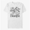 Flash Sale 🧨 Disney Bambi Floral Sketch T-Shirt 🤩
