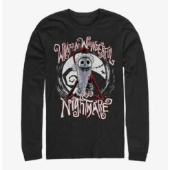 Coupon ✔️ Disney The Nightmare Before 🥰 Christmas What A Wonderful Nightmare Santa Jack Long-Sleeve T-Shirt ❤️