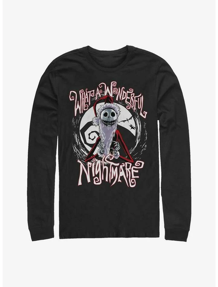 Coupon βοΈ Disney The Nightmare Before π₯° Christmas What A Wonderful Nightmare Santa Jack Long-Sleeve T-Shirt β€οΈ 1 Coupon βοΈ Disney The Nightmare Before π₯° Christmas What A Wonderful Nightmare Santa Jack Long-Sleeve T-Shirt β€οΈ