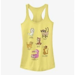 New ❤️ Disney Cats Breeds Girls Tank 👏