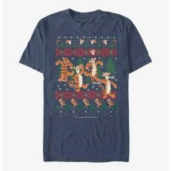Discount ✔️ Disney Winnie The Pooh Tigger In The Woods ❄ Christmas T-Shirt 👍