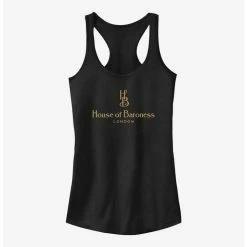 New 🛒 Disney Cruella House Of Baroness London Logo Girls Tanks 🥰