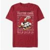 New 👍 Disney Duck Tale Yuletide Donald Fa La La T-Shirt 🔔