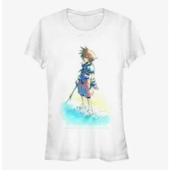 Budget ✨ Disney Kingdom Hearts Beach Sora 🌟 Girls T-Shirt ⌛