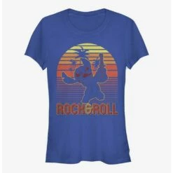 Budget 🎉 Disney Lilo And Stitch Sunset Rock And Roll Girls T-Shirt 🎉