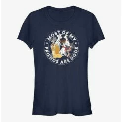 Budget ✨ Disney Most Of My Friends Are 🤩 Dogs Girls T-Shirt 😉