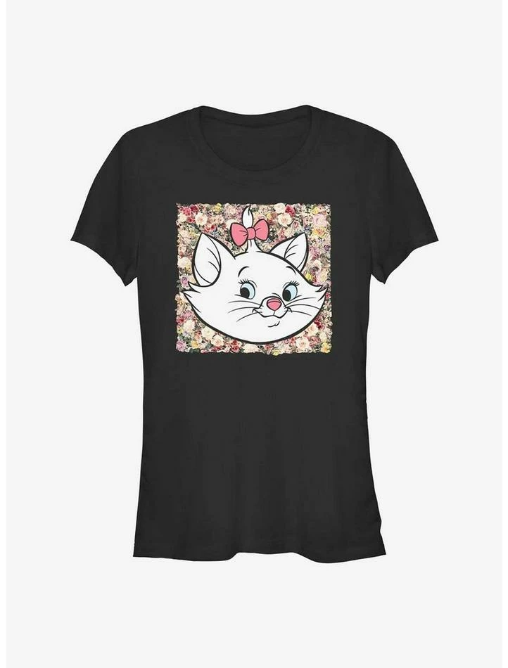 Deals 👏 Disney The Aristocats Boxed Floral Marie Girls T-Shirt 😍 1 Deals 👏 Disney The Aristocats Boxed Floral Marie Girls T-Shirt 😍