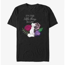 Outlet ⌛ Disney The Aristocats Duchess Its The Little Things In Life Floral T-Shirt ⌛