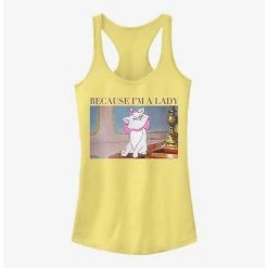 Best Pirce 😀 Disney The Aristocats Marie Because Im A Lady Girls Tank 👏