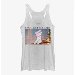 Discount 🌟 Disney The Aristocats Marie Because Im A Lady Girls Tank 💯