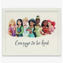 Buy ๐ Disney Princesses Courage To Be Kind Framed Décor ๐