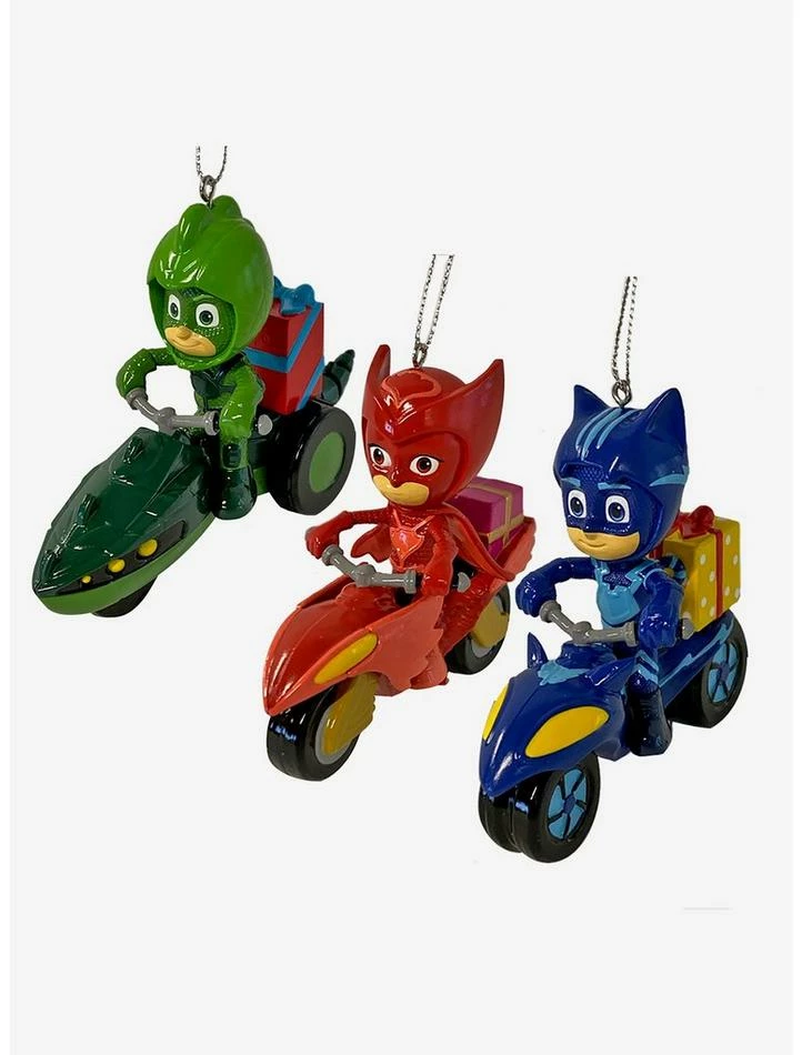 Brand new ๐คฉ Pj Masks With Vehicle Ornament 3 Pc Set ๐ 1 Brand new ๐คฉ Pj Masks With Vehicle Ornament 3 Pc Set ๐