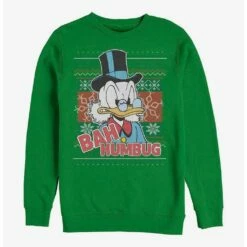 Best Sale 🎉 Disney Ducktales Bah Humbug Scrooge Crew Sweatshirt 💯
