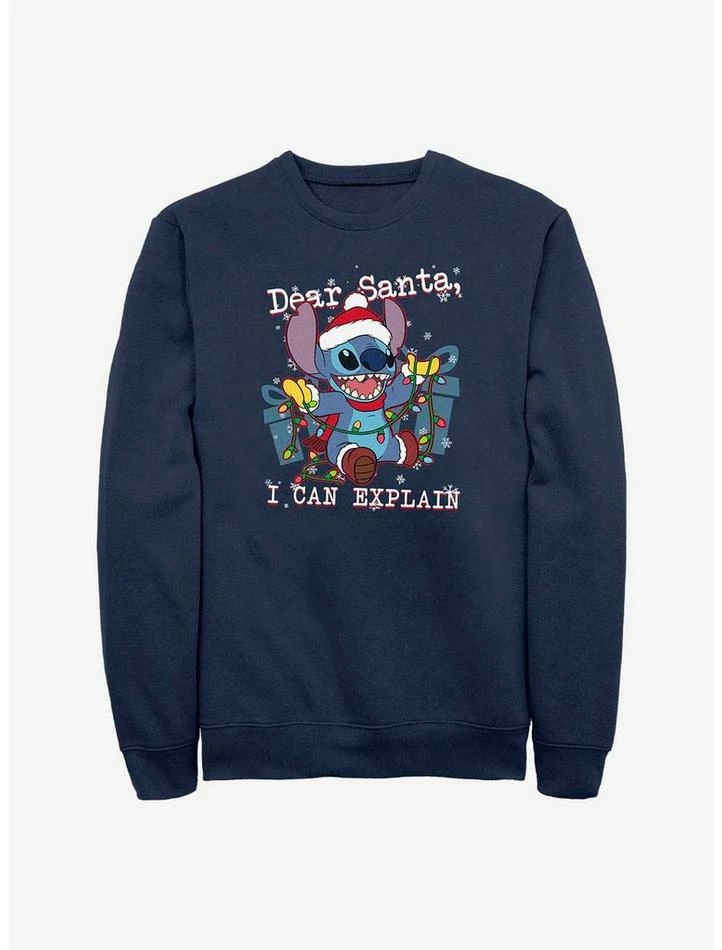 Brand new β Disney Lilo & Stitch Dear Santa Crew Sweatshirt π― 1 Brand new β Disney Lilo & Stitch Dear Santa Crew Sweatshirt π―