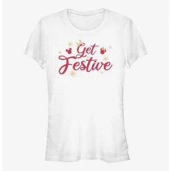 Discount 😍 Disney Mickey Mouse Get Festive Girls T-Shirt ⭐