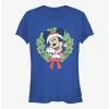 Wholesale ✨ Disney Mickey Mouse Mickey Christmas Wreath 👍 Girls T-Shirt ⌛