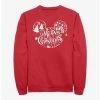 Best Sale ✨ Disney Mickey Mouse Holiday Ears Crew Sweatshirt 👏