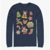 Cheapest 😉 Disney Mickey Mouse Gingerbread Mouses Long-Sleeve T-Shirt ✔️