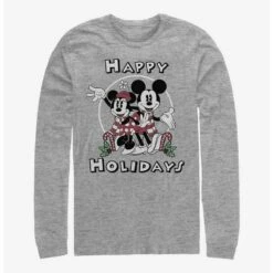 Best reviews of 😉 Disney Mickey Mouse Mickey & Minnie Holiday Long-Sleeve T-Shirt 🔔