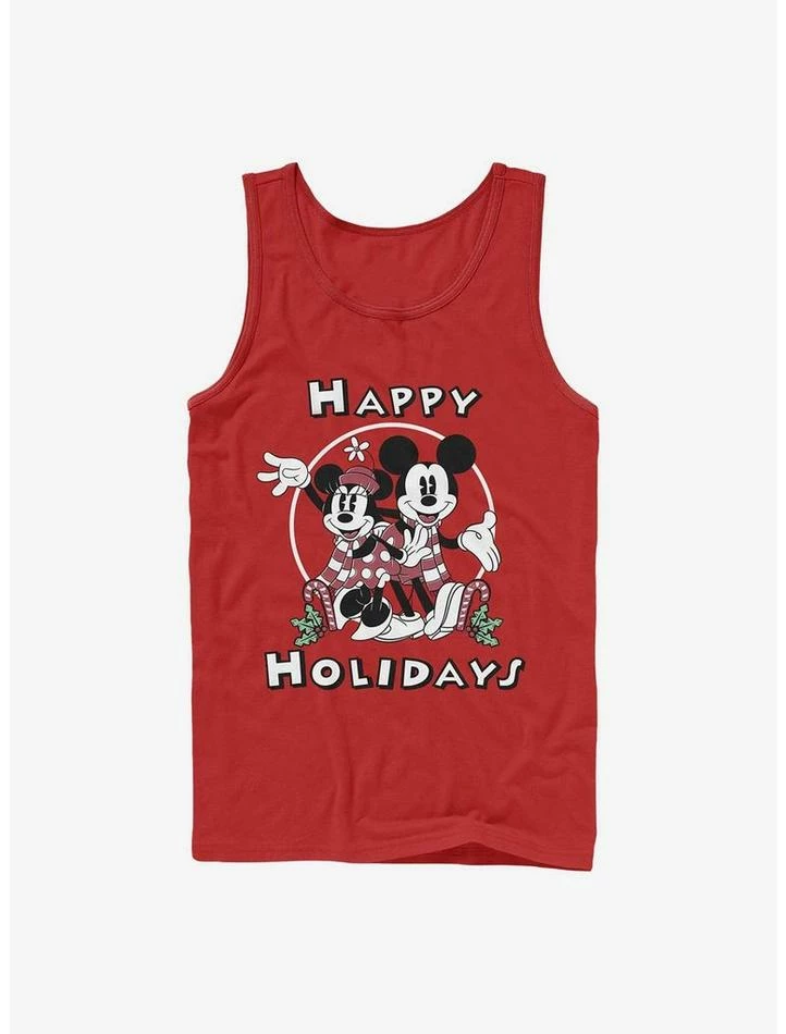 Cheap π€© Disney Mickey Mouse Mickey & Minnie Holiday Tank π 1 Cheap π€© Disney Mickey Mouse Mickey & Minnie Holiday Tank π