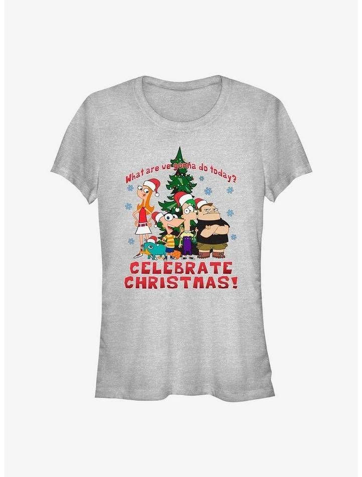 Discount ๐ Disney Phineas And Ferb Christmas Girls T-Shirt โจ 1 Discount ๐ Disney Phineas And Ferb Christmas Girls T-Shirt โจ