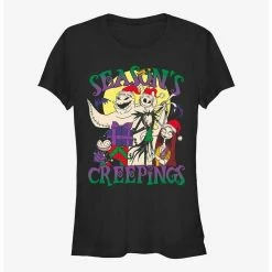 Discount 🔔 The Nightmare Before Christmas Season's Creepings Girls T-Shirt ⭐