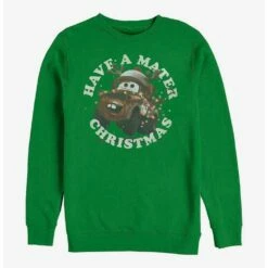 Top 10 🌟 Disney Pixar Cars A Mater Christmas Crew Sweatshirt ✔️