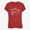 Promo 😉 Disney Princess Merry And Bright Girls T-Shirt 😉