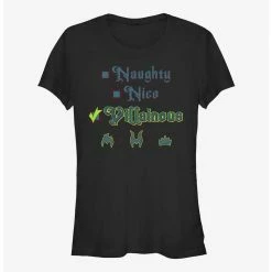 Brand new 💯 Disney Princess Naughty Nice Villainous ⭐ Girls T-Shirt ⭐