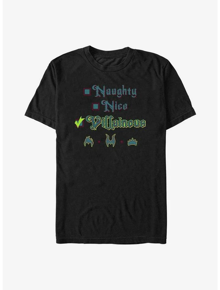 Best deal 😀 Disney Princess Naughty Nice Villainous T-Shirt 💯 1 Best deal 😀 Disney Princess Naughty Nice Villainous T-Shirt 💯