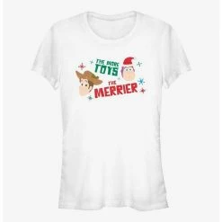 Budget 😍 Disney Pixar Toy Story More Toys The Merrier Girls T-Shirt 😉