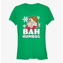 New 🥰 Disney Princess Snow White Grumpy Humbug Girls T-Shirt ✔️