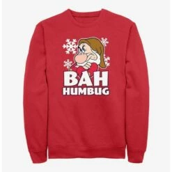 Outlet 🎁 Disney Princess Snow White Grumpy Humbug Crew Sweatshirt ⭐