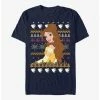 Best Pirce ⌛ Disney Princess Belle Teacups Ugly Holiday T-Shirt 👏