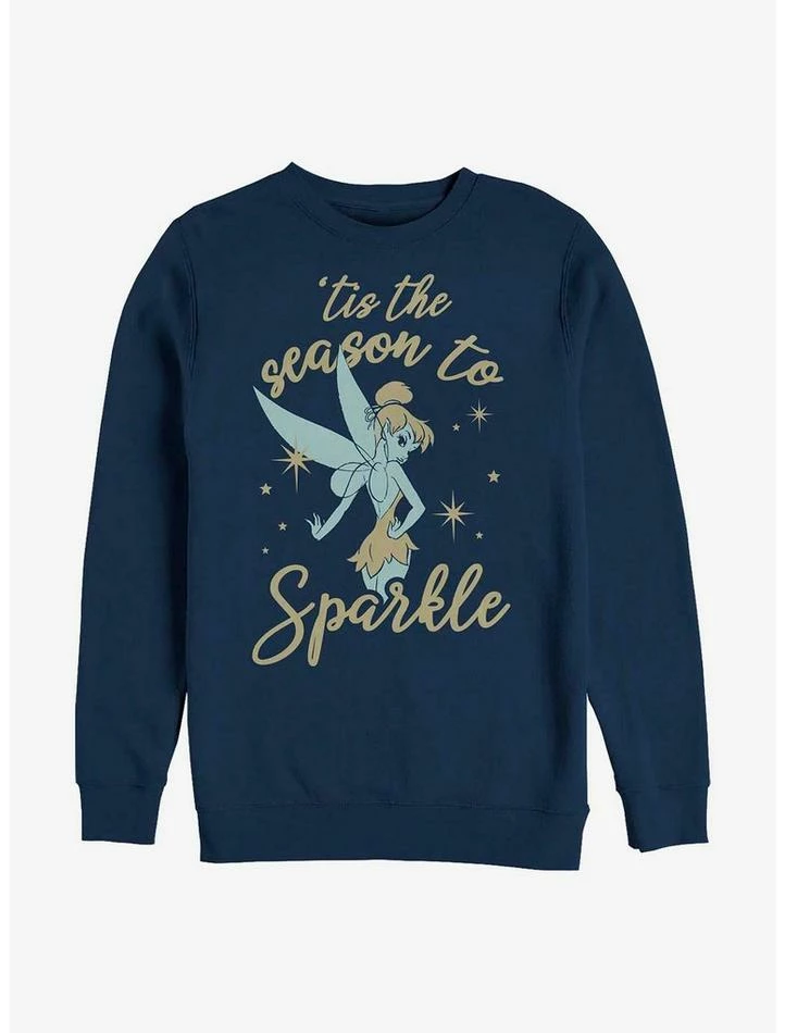 Top 10 🌟 Disney Tinker Bell Sparkle Season Crew Sweatshirt 🥰 1 Top 10 🌟 Disney Tinker Bell Sparkle Season Crew Sweatshirt 🥰