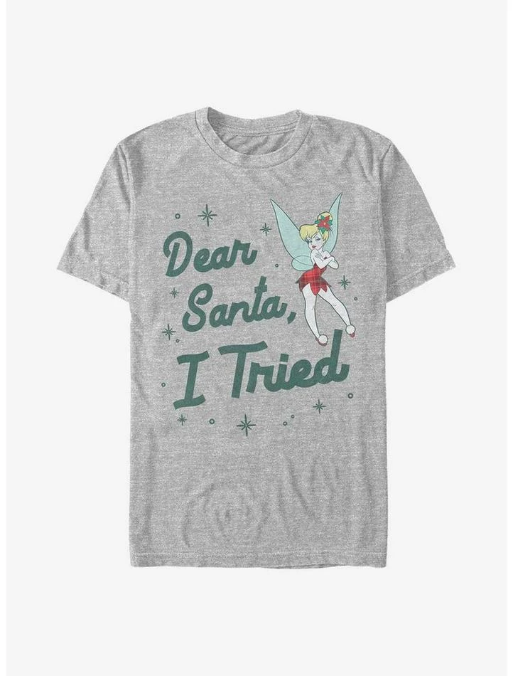 New ✔️ Disney Tinker Bell Dear Santa, I Tried T-Shirt 😀 1 New ✔️ Disney Tinker Bell Dear Santa, I Tried T-Shirt 😀