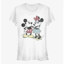 New 🤩 Disney Mickey Mouse Mickey Minnie Retro 😉 Girls T-Shirt ✨