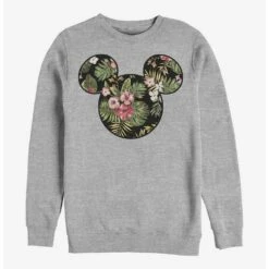 Deals 🤩 Disney Mickey Mouse Floral Mickey Crew Sweatshirt 🧨