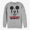 Budget ✨ Disney Mickey Mouse Heads Up Crew Sweatshirt ⌛