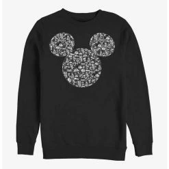 Top 10 🤩 Disney Mickey Mouse Mickey Icons Fill Crew Sweatshirt ❤️