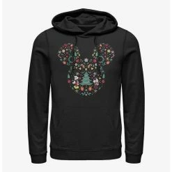 Budget 🤩  Disney Mickey Mouse Holiday Icon Ear Fill Hoodie 🎁