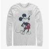 Brand new 👍 Disney Mickey Mouse Plaid Mickey Long-Sleeve T-Shirt ✨