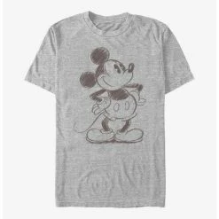 Cheap ⌛ Disney Mickey Mouse Sketched Mickey T-Shirt ❤️