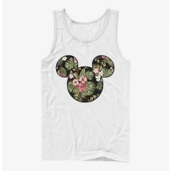 Promo 😀 Disney Mickey Mouse Floral Mickey Tank 🎁