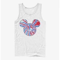 Deals ✨ Disney Mickey Mouse Tie Dye Red White Blue Tank 👍